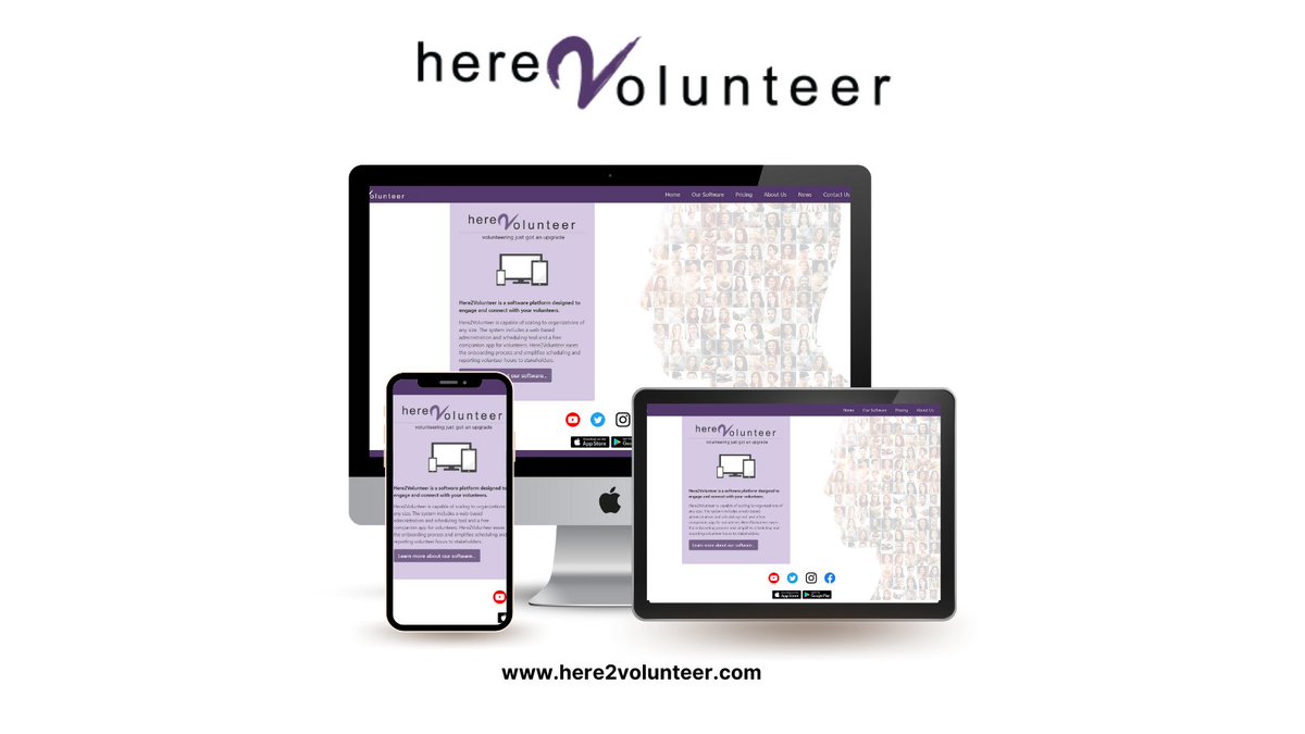 Here2V's tweet photo. Volunteer management software designed for anyone that uses volunteers. From one volunteer to thousands, Here2Volunteer will help you schedule, organize, and manage your volunteers efficiently. 
#volunteersoftware #volunteerscheduling #softwaresolutions #volmgmt #here2volunteer https://t.co/jMAZYSq3ER