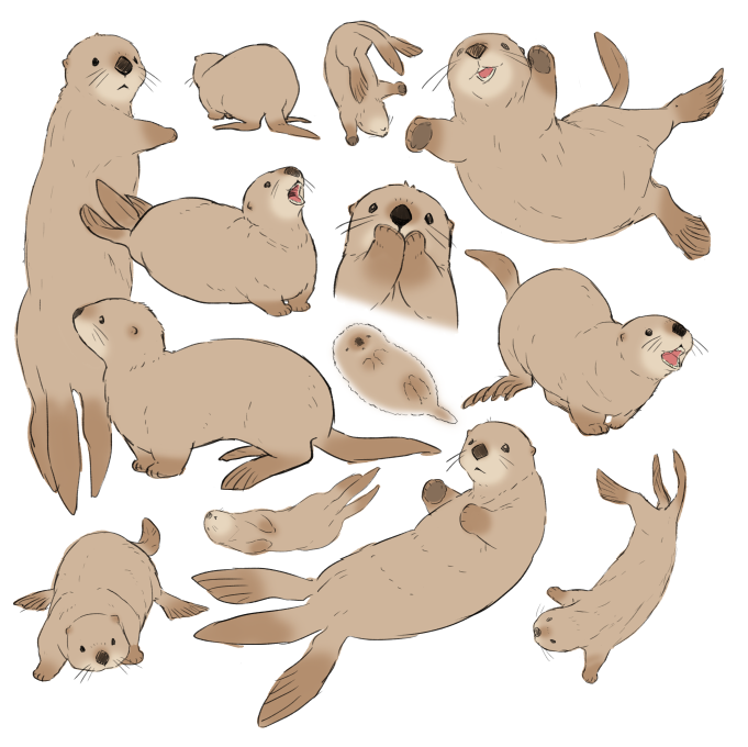 【ラクガキ】

ラッコのキャラクターを作りたいんです 