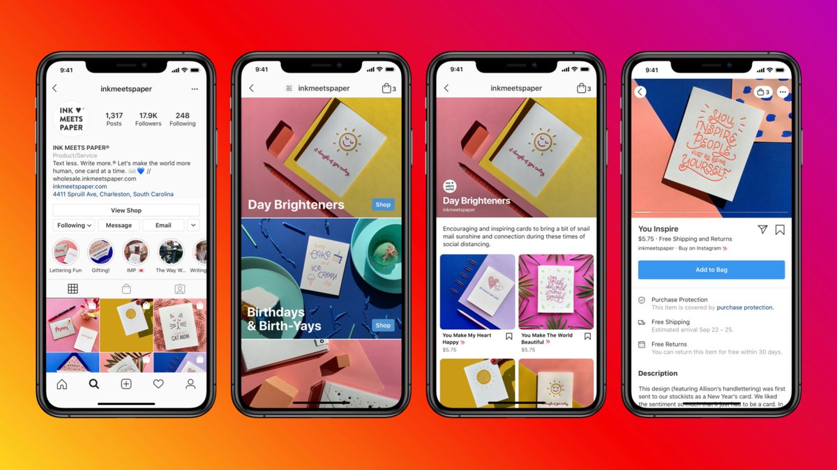 LaHuellaSV's tweet photo. #Trends | @Instagram sigue creciendo con su e-commerce business #InstagramShops, con el lanzamiento de un nuevo producto, 'Ads in Instagram Shop'. Actualmente el nuevo formato, está a prueba con anunciantes seleccionados en EE. UU. https://t.co/SPIUdMoU9H
