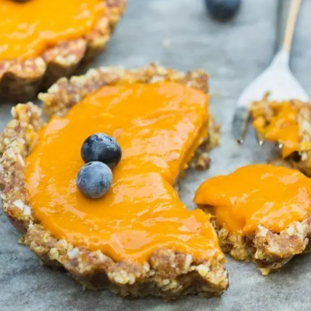 Do you just love a dessert that is beautiful, delicious, and EASY? These Mango & Ginger Tarts deliver. And better yet, they are super-healthy!