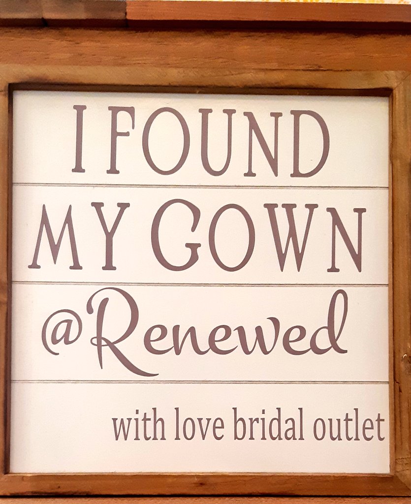 Helping brides dreams come true...
#renewedwithlovebridal 
#sayyestothedress