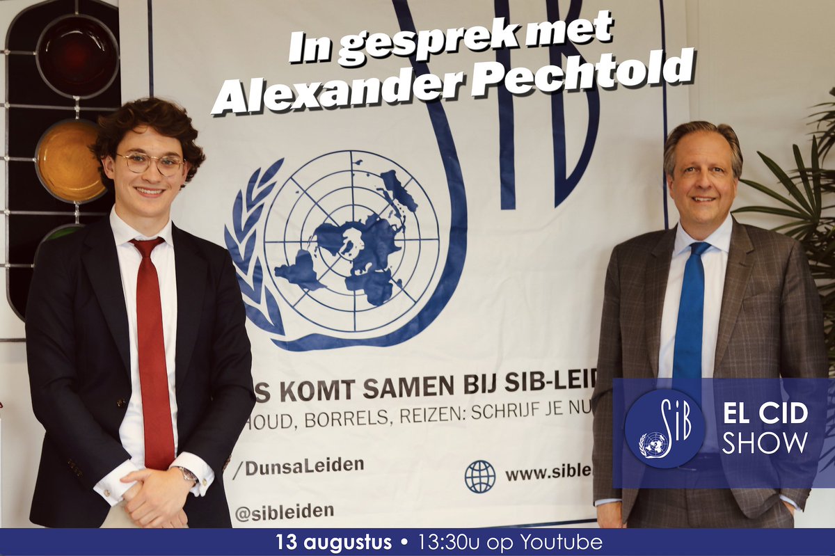 SIBLeiden's tweet photo. Afgelopen maand mochten wij niemand minder interviewen dan voormalig fractievoorzitter (D66), @APechtold! Wij danken de heer Pechtold zeer voor zijn tijd en het interessante interview, en kunnen niet wachten de première aankomende vrijdag om 13:30u uit te zenden! https://t.co/DhmTxJr41X