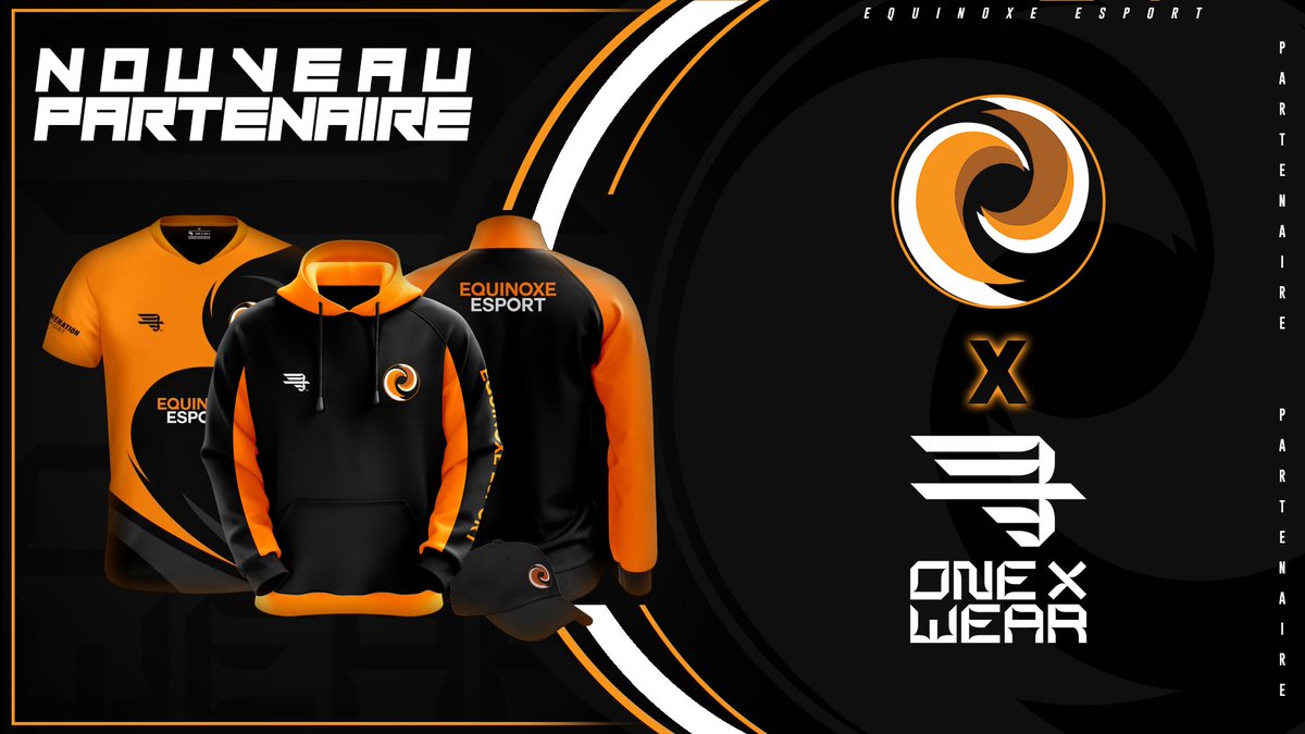 EquinoxeEsport's tweet photo. 🚨 #Annonce
Nous sommes fiers de vous présenter le nouveau maillot Officiel #EquinoxeEsport !

https://t.co/6ey1BlyJ7G

Merci à @OneXWear, notre nouveau #partenaire, pour la confiance accordée à notre association.

#EquinoxeEsport #Esport #ONEXWEAR https://t.co/Gl2ckmC4wA