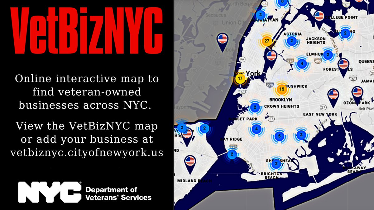 We know you're eager to enjoy the final weeks of summer!

When you're looking for a spot to dine, shop, &amp; relax - why not try a #VeteranOwned business (VOB)? You'll be giving back to a #ServiceMember while supporting a great business.

Find a VOB near you: vetbiznyc.cityofnewyork.us