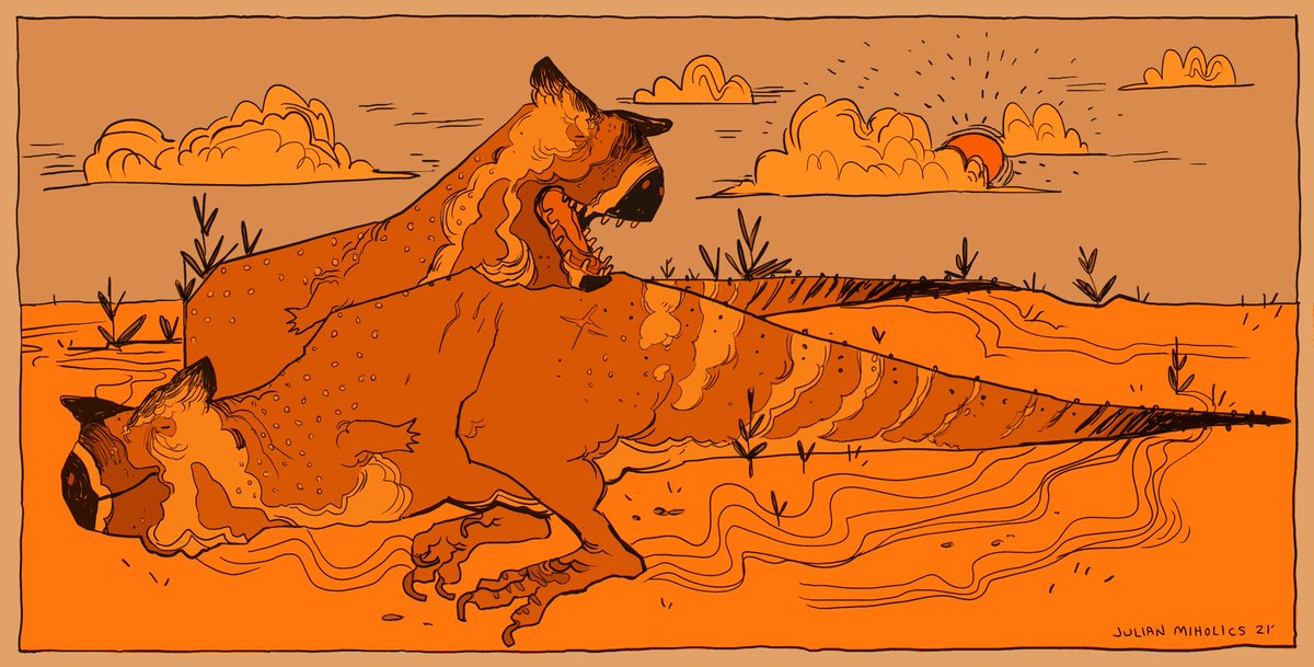 pansybeast's tweet photo. carnotaurus nap https://t.co/IZrkxx2RQY