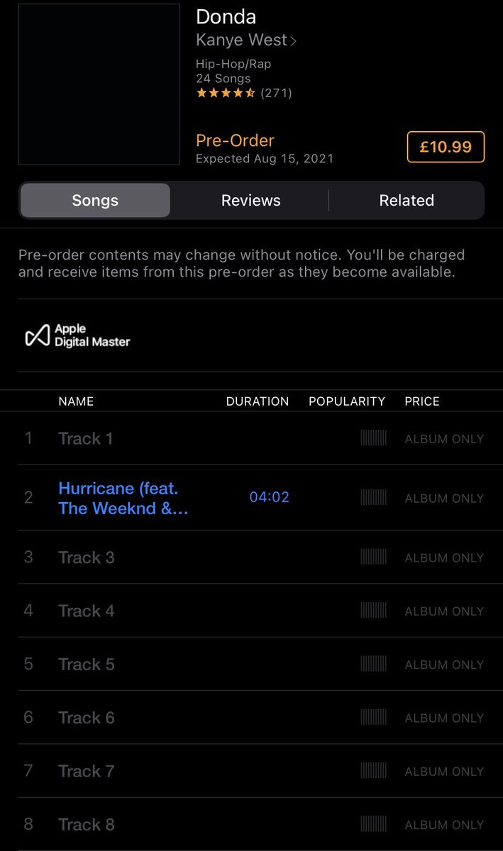 _TomSharples's tweet photo. @PhotosOfKanye @KanyePodcast it turned blue 👀#DONDA #Hurricane https://t.co/CXVrrdTpBL