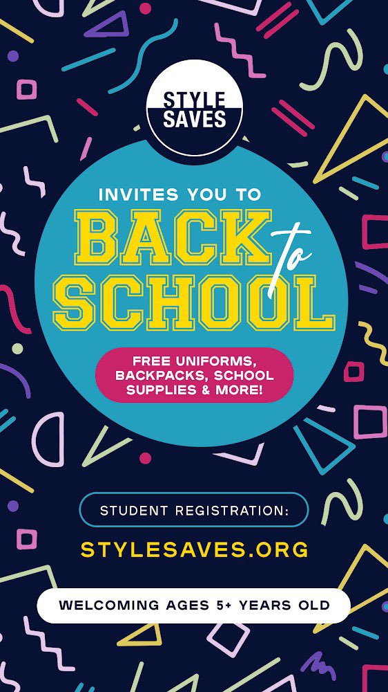 2021 Back-to-School student registration: 
stylesaves.typeform.com/to/RQXSap