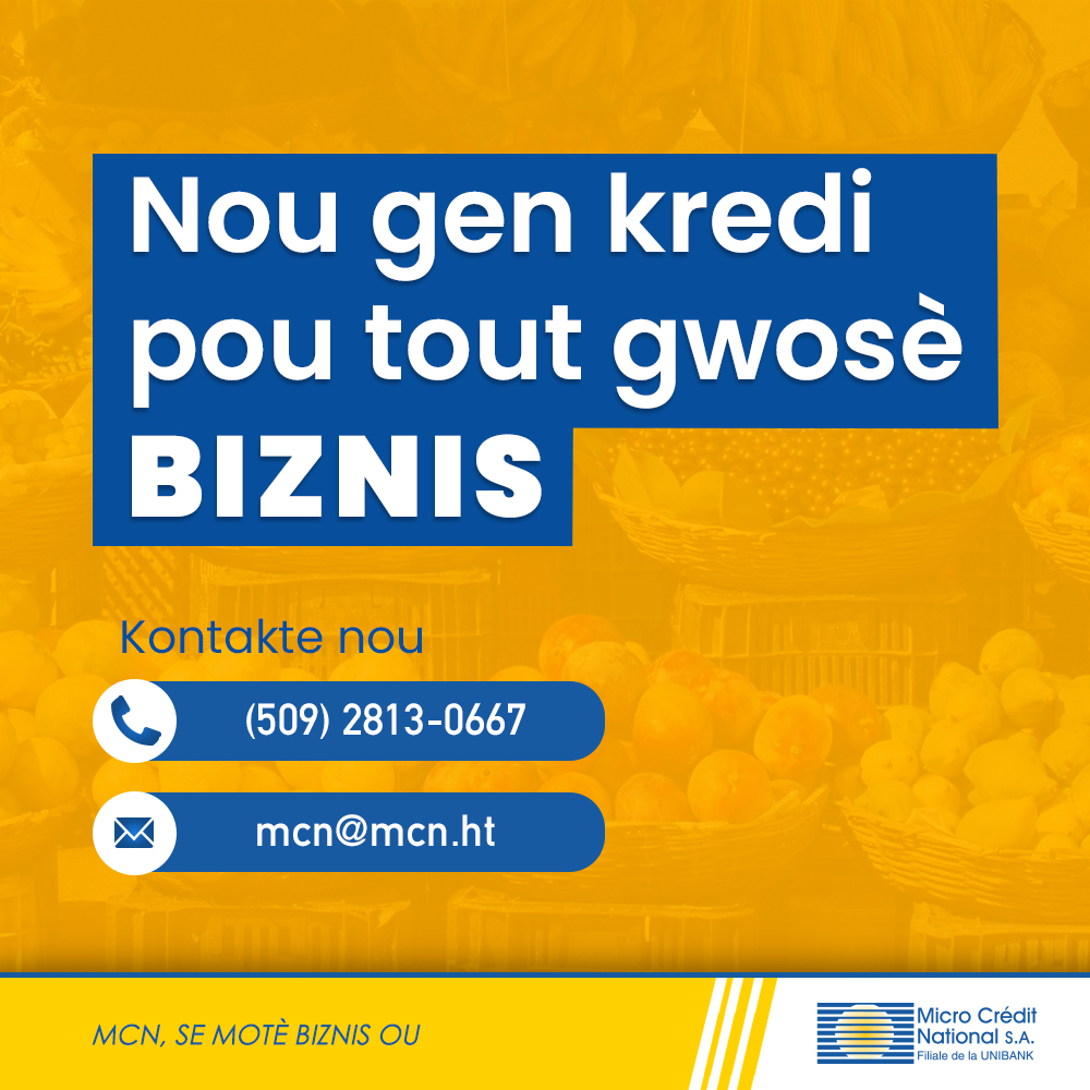 UBHaiti's tweet image. Ofisye nou yo disponib pou chita pale avèw ! Pase vizite nou, nan biwo Micro Crédit National ki pre w la oswa kontakte nou.
.
.
.
#UnibankHaiti
#FaisonsRouteEnsemble