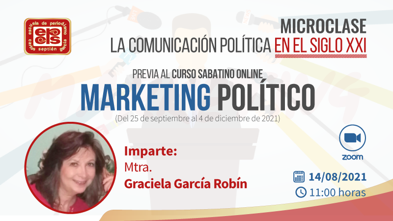 CarlosSeptienG's tweet photo. La comunicación política en el siglo XXI. #Microclase gratuita, ¡no te quedes sin participar! (sábado 14 de agosto).
Solicita tu acceso 👉 https://t.co/PFLO2ZXiF9
📲WhatsApp Septién: 5571115228
Consulta más información de este curso: https://t.co/TYg6h0sKNO https://t.co/j2PbxIUQox