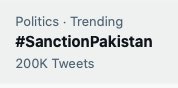 SARBAZ209's tweet photo. Come on we have to hit million tweets today #SanctionPakistan https://t.co/XAve1FJDRl