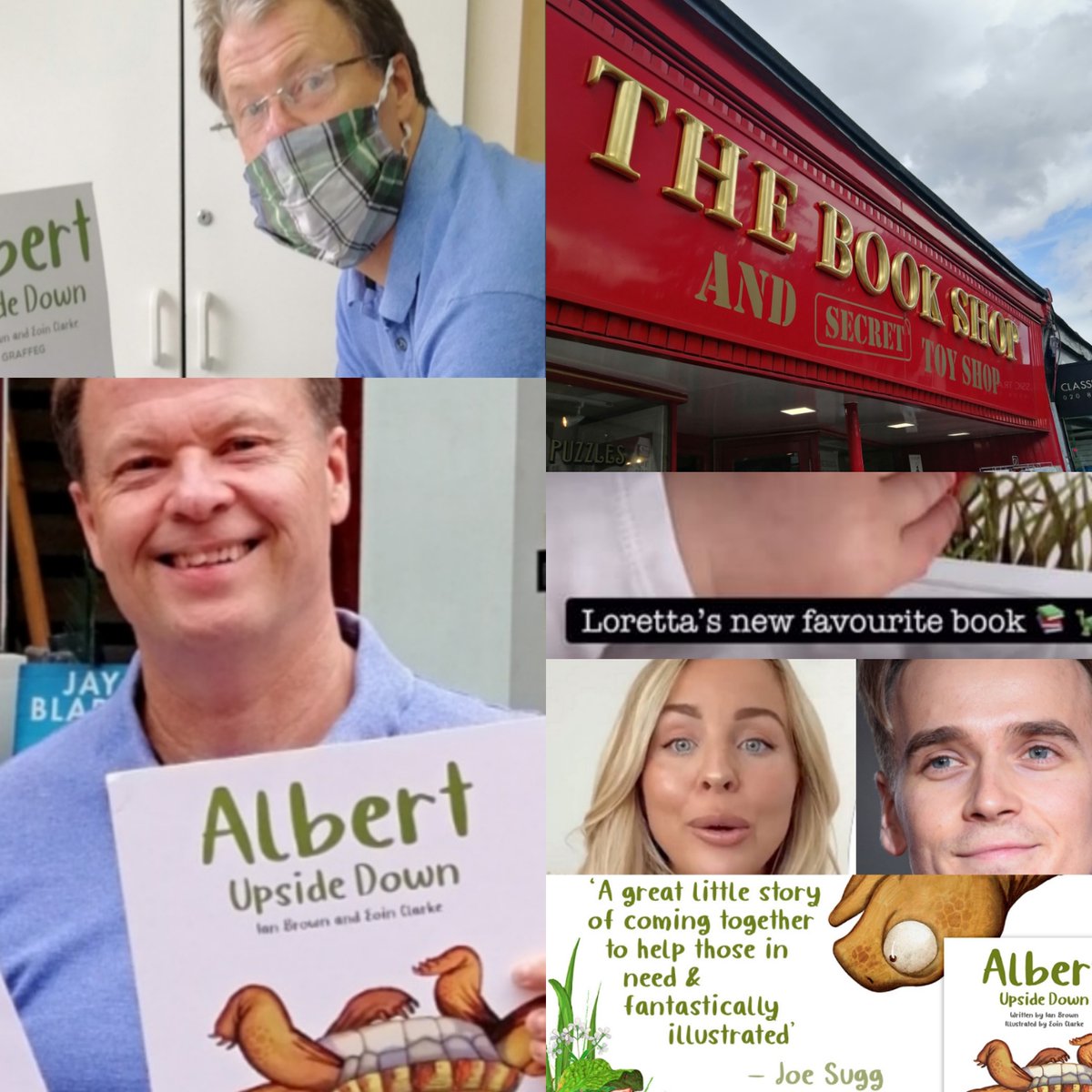 IanBrownTV's tweet photo. So #ESSEX-CITED signing #ALBERTthetortoise ALBERT UPSIDE DOWN #picturebook at local #indie #TheBookShop, #Loughton. Praised by #LydiaBright as daughter Loretta's 'new favourite book' + by #youtube, #Strictly's #JoeSugg as 'great story, fantastically illustrated'
#choosebookshops https://t.co/zL6n4BEvXO