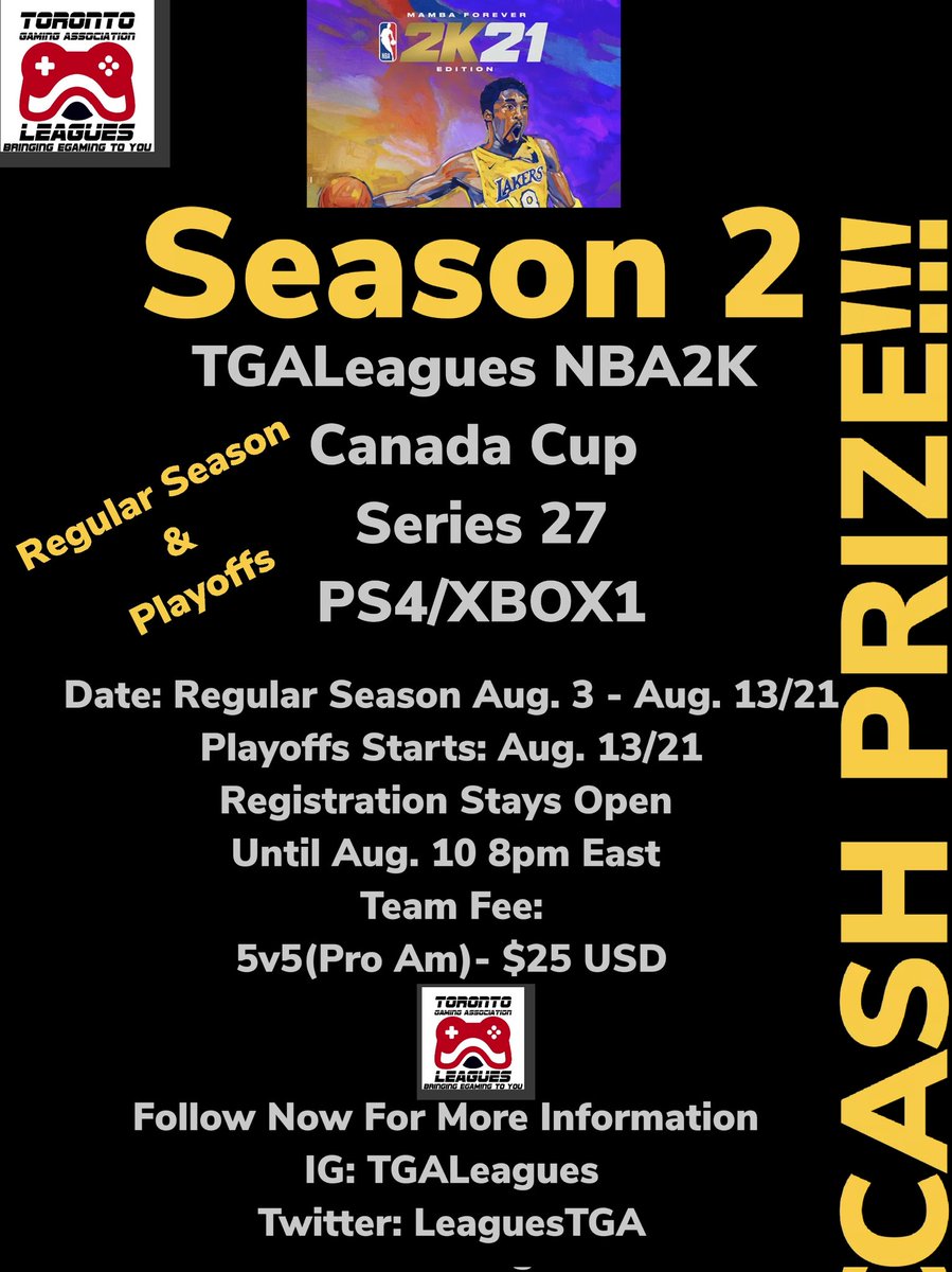TGALeagues tweet media