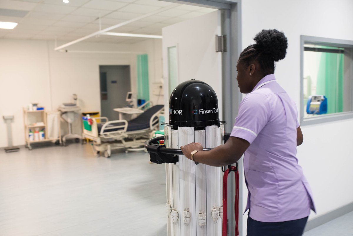 finsen_tech's tweet image. The next generation of THOR UVC® has new and improved extra durable castor wheels, as well as a reduced frame size, meaning that the device is more portable and manoeuvrable than ever. 

#THORUVC #uvcrobot #uvcdisinfection #disinfection  #infectioncontrol #innovation