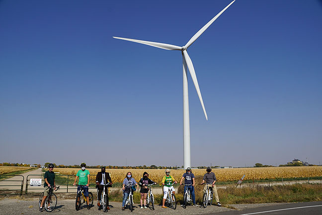 It's #AmericanWindWeek! Did you know energy from the Hastings Campus is 100% produced by its wind turbine?

At 2:30 P.M. today meet us on the Hastings campus at the bikeshare location to learn more about wind energy production in Hastings.
