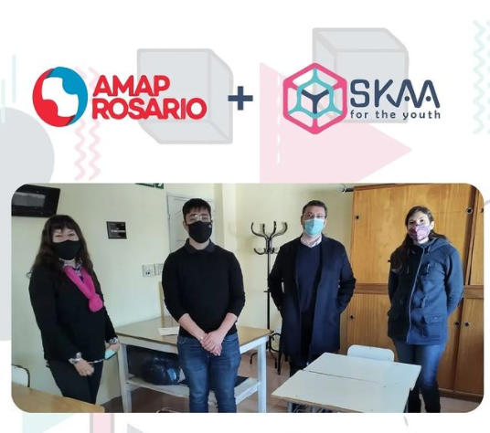 AMAPRosario's tweet photo. Estamos muy contentos de anunciar que desde AMAP comenzaremos a trabajar junto a Skaa Project en la formación de jóvenes del barrio para que puedan adquirir capacidades que les permitan mejorar su inserción en el campo de las nuevas tecnologías. 
¡Pronto tendremos más novedades! https://t.co/i23bEtVUZE