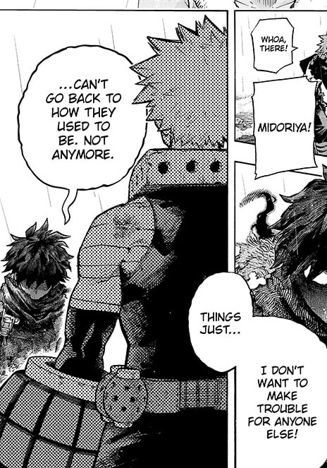 Bakugo went vulnerable with an open wound physically and metaphorically, I can't take this anymore. 