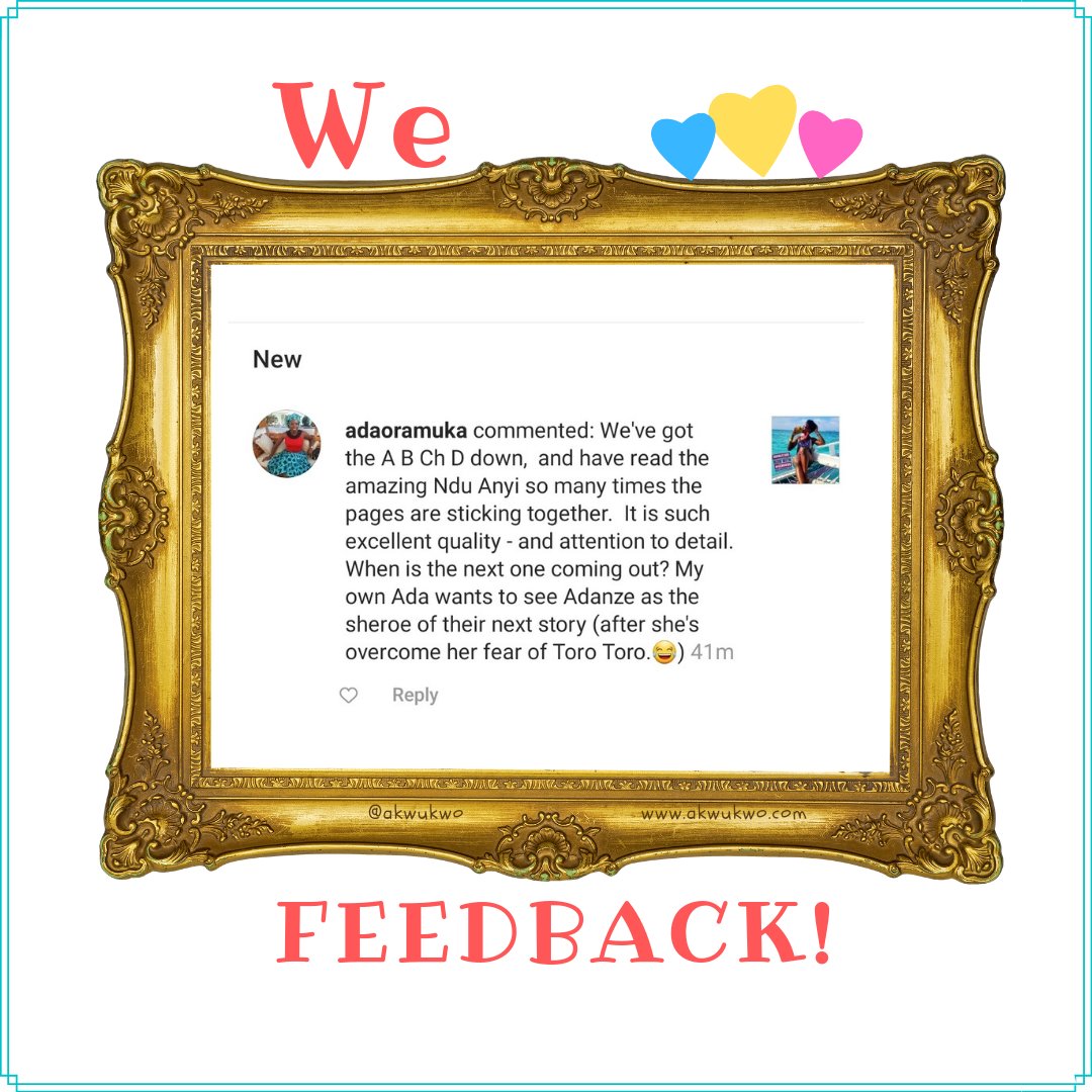 AkwukwoLLC's tweet photo. Eziokwu (for real)!
Thanks to parents that #Igborize their kids with our innovative resources 🙏🏾🙂
Ehe, you. Yes, gị (you). Do your kids use our:
> Virtual Igbo Learning Program
> Learn Igbo for Kids app
> Igbo Children's Board Books
> Igbo Cartoons
https://t.co/M1AnmTWApm https://t.co/r9DlhsSndZ