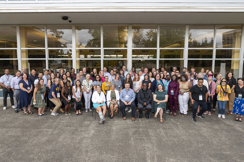 JonGarc1a's tweet photo. On Friday we welcomed more than 75 of our PPS central office leaders for our first #PPSForwardTogether retreat. 

It was good to be back in person with so much joy, laughter and excitement for our next chapter at @PPSConnect. https://t.co/yeyeWjHnCf