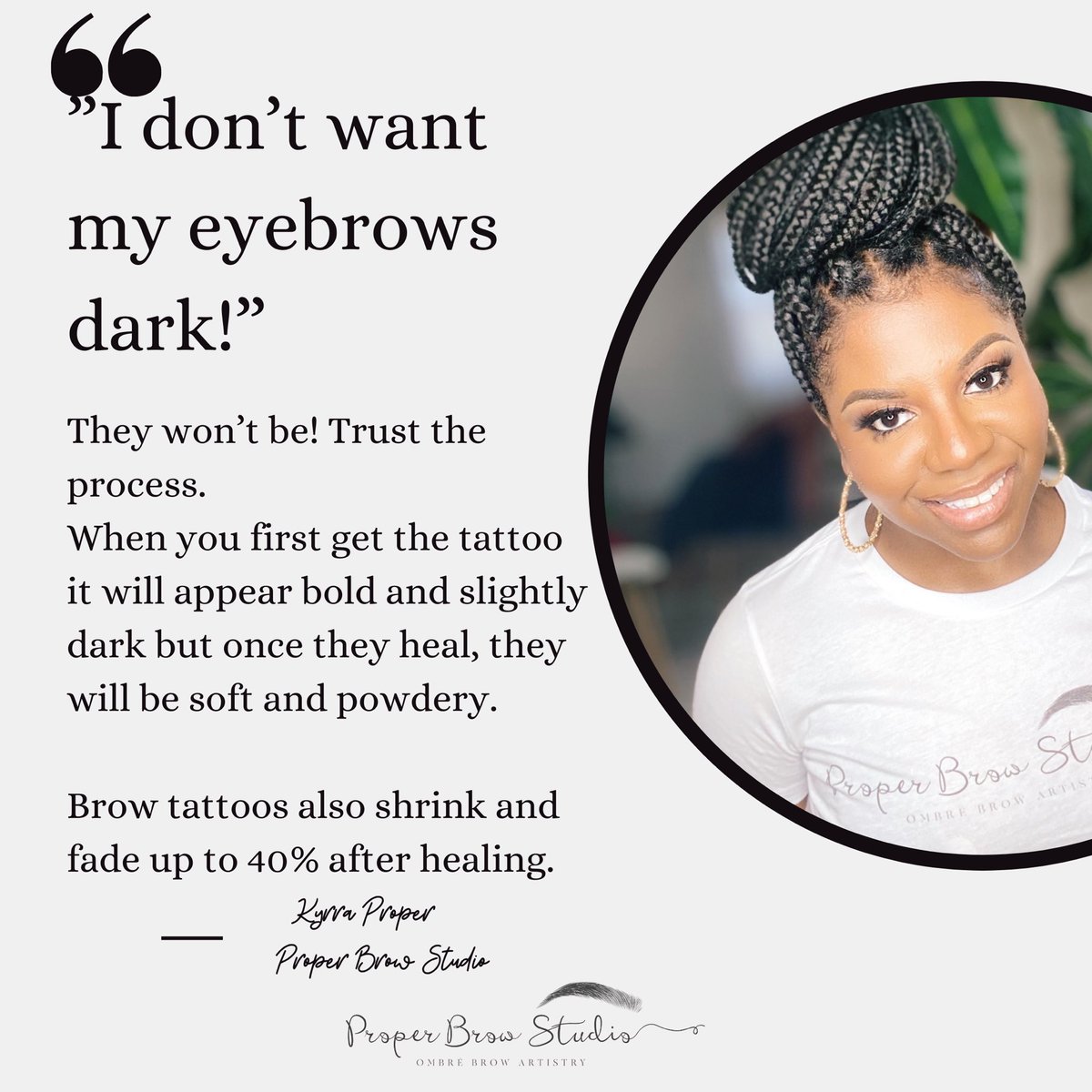 TRUST THE PROCESS SIS!

Swipe left to see what healed brows look like on my #properbrowbabe 

Follow on IG @ Properbrowstudio

#757brows #rvabrows #dmvbrows #vamicroshading #properbrowbabe #makeupbrowlook #semipermanentbrowsva #brows757 #browtransformation 
#hamptonbrows