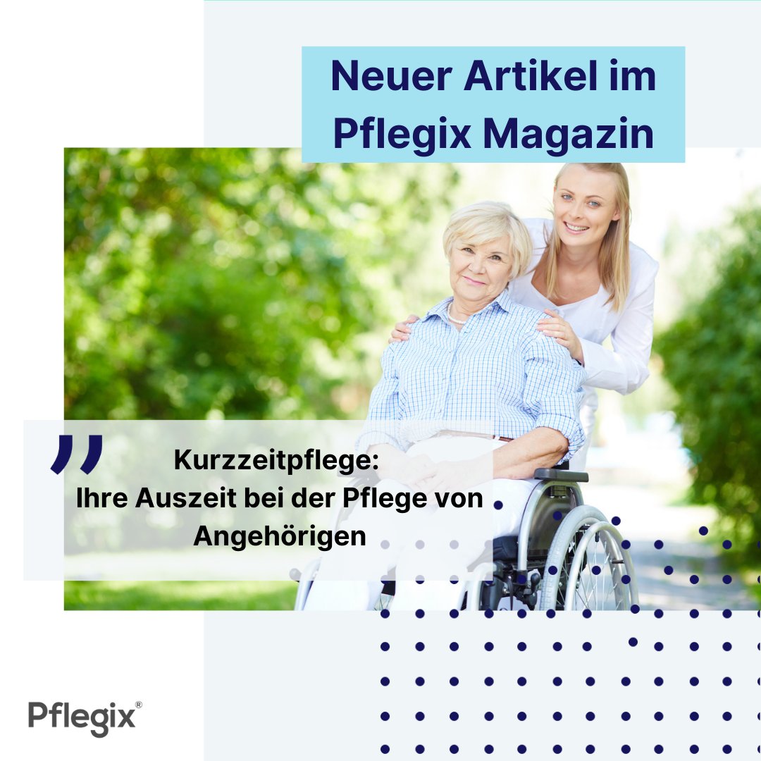 Du pflegst einen Angehörigen und benötigst mal eine Auszeit? Dann nutz die #Kurzzeitpflege. Wir fassen für Dich zusammen, was das bedeutet und wie Du davon profitierst. 💚
Jetzt reinschauen: bit.ly/3jCaBQx 
#pflegix #wecare #pflege #betreuung #alltagshilfe