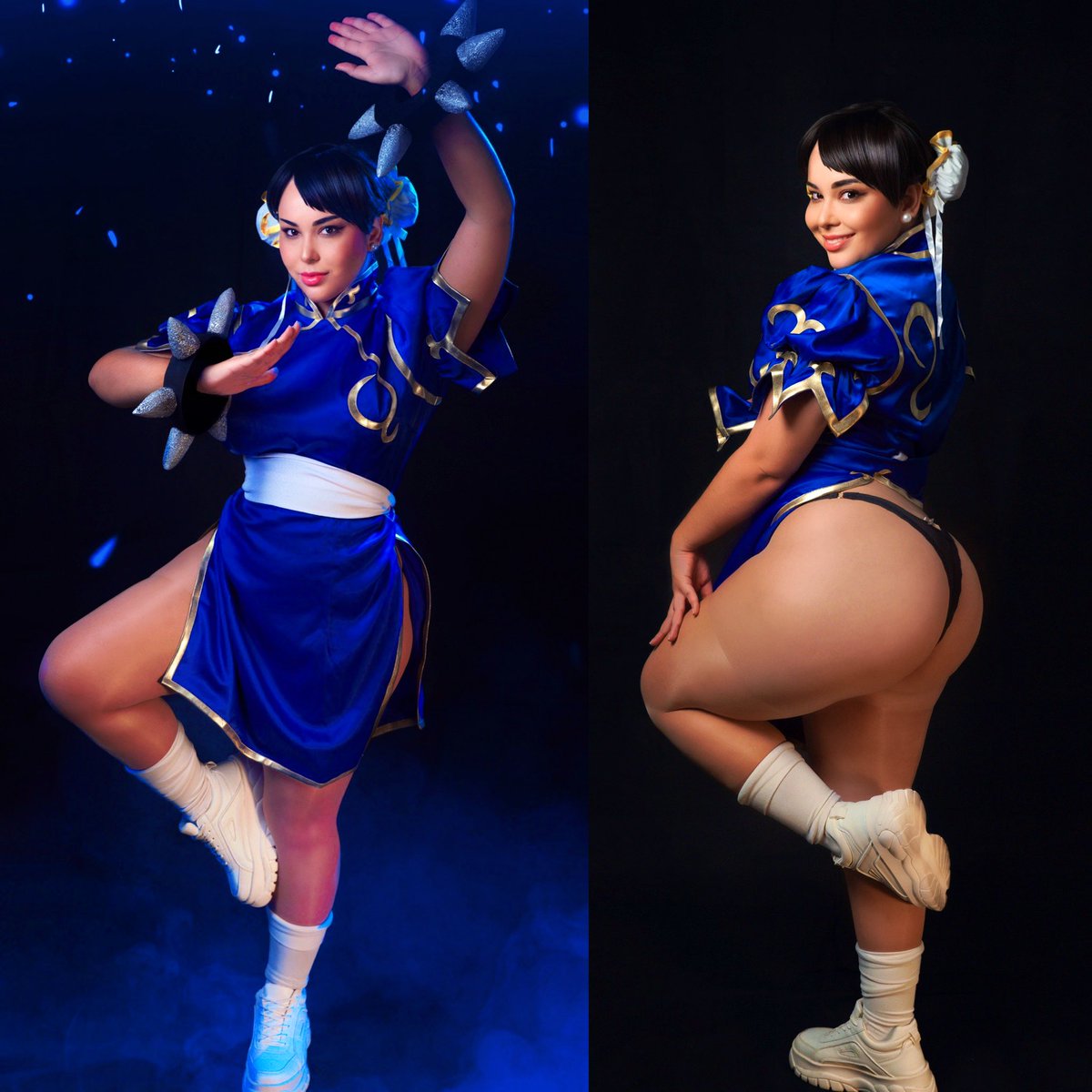 🤍 💙 #ChunLi #ChunLicosplay #StreetFighter Hey my Chu’s, here is my cospla...