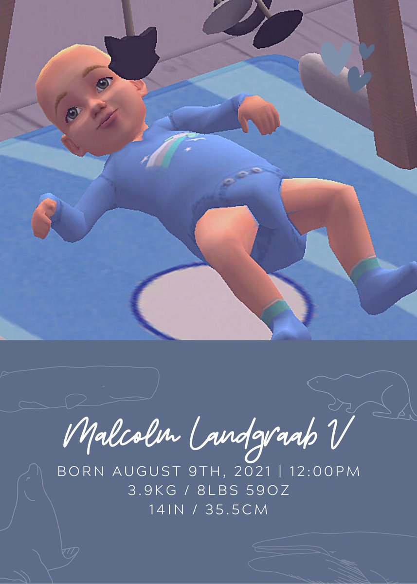 π Heather Landgraab π (@heathertrivar) on Twitter photo Welcome to the world, little Malcolm! We are both doing well and at home, resting. Thank you to <a href="/KentCapp/">πKent Cappπ ON HIATUS</a> and @sim_dreamer for the cute onesie! #simsrevolution #babylandgraab #livelaughwap Welcome to the world, little Malcolm! We are both doing well and at home, resting. Thank you to <a href="/KentCapp/">πKent Cappπ ON HIATUS</a> and @sim_dreamer for the cute onesie! #simsrevolution #babylandgraab #livelaughwap