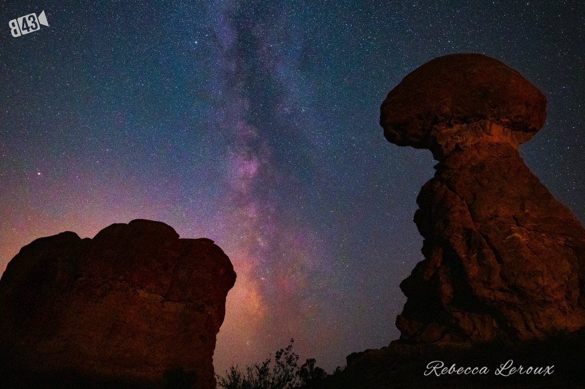 Absolutely loving our time @ArchesNPS learning about #astrophotography. It’s been a professional goal of mine to become a better #photographer, so this #PD & #workshop is crucial! #milkyway #mikescamera #balancedrock #stars #arches #pictureoftheday #nationalpark #nightphotography