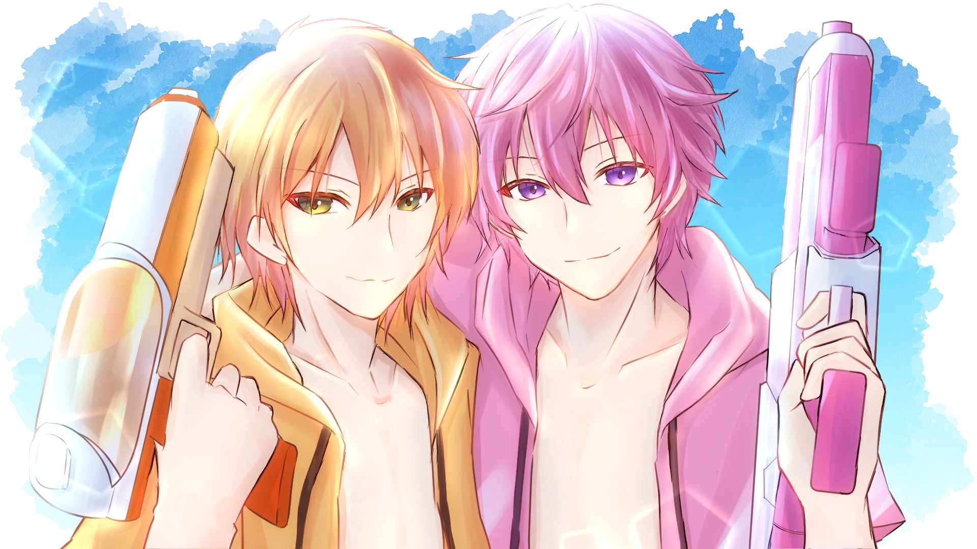 ひお 低浮上 さとジェルイラストリレー 10日担当のひおです 素敵な企画ありがとうございます 暑い夏 ぜひとも水鉄砲で最強王決定戦を見てみたいです 上記のタグから素敵なイラストがご覧いただけますので是非ご覧ください さとみ