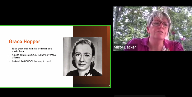 #GraceHopper is the mother of #COBOL. Excited to meet more legends leading the future of #COBOL & COBOL apps right now at #SHAREvirtual21! @mistymvd @susandrennan @ginabul26827153 @giuliadotcbl! @SHAREhq #womenofCOBOL #COBOLRocks @OpenMFProject @MicroFocusCDMS #OpenMainframe