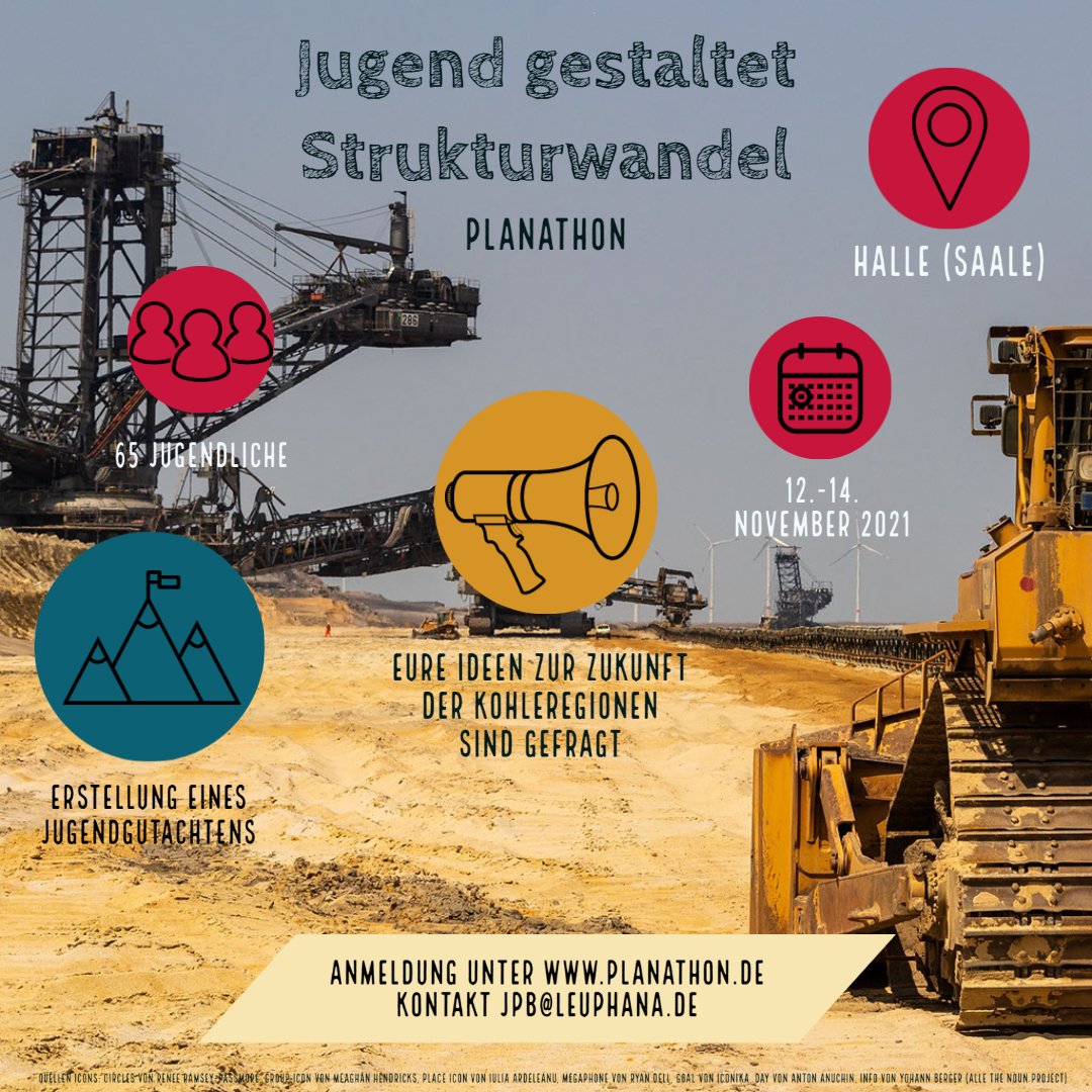 Wandel_LSA's tweet photo. Du bist 16-27 Jahre alt und willst deine Meinung zum #Strukturwandel kundtun? Dann melde dich beim #Planathon „Jugend gestaltet Strukturwandel“ vom 12. -14. November 2021 in der Jugendherberge Halle (Saale) zu Wort!
#STimWandel #workshop #moderndenken #LSA #GlückaufZukunft https://t.co/qvz3L2tJUe