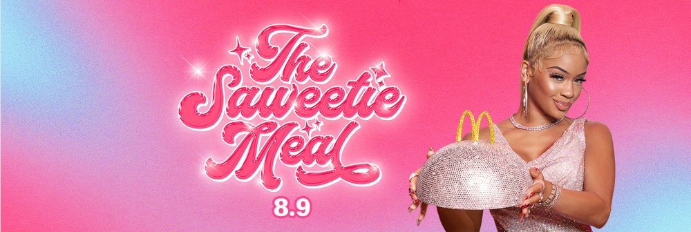glasergroupmcds's tweet photo. The Saweetie Meal is here ✨ https://t.co/9u5k4ufSWd