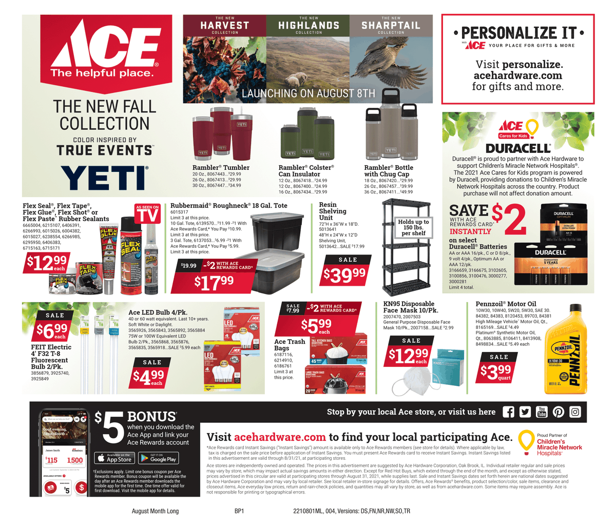 KapAceHardware's tweet photo. August's flyer is HOT! Check out this month's Red Hot Buys: https://t.co/kslnSGvUNA