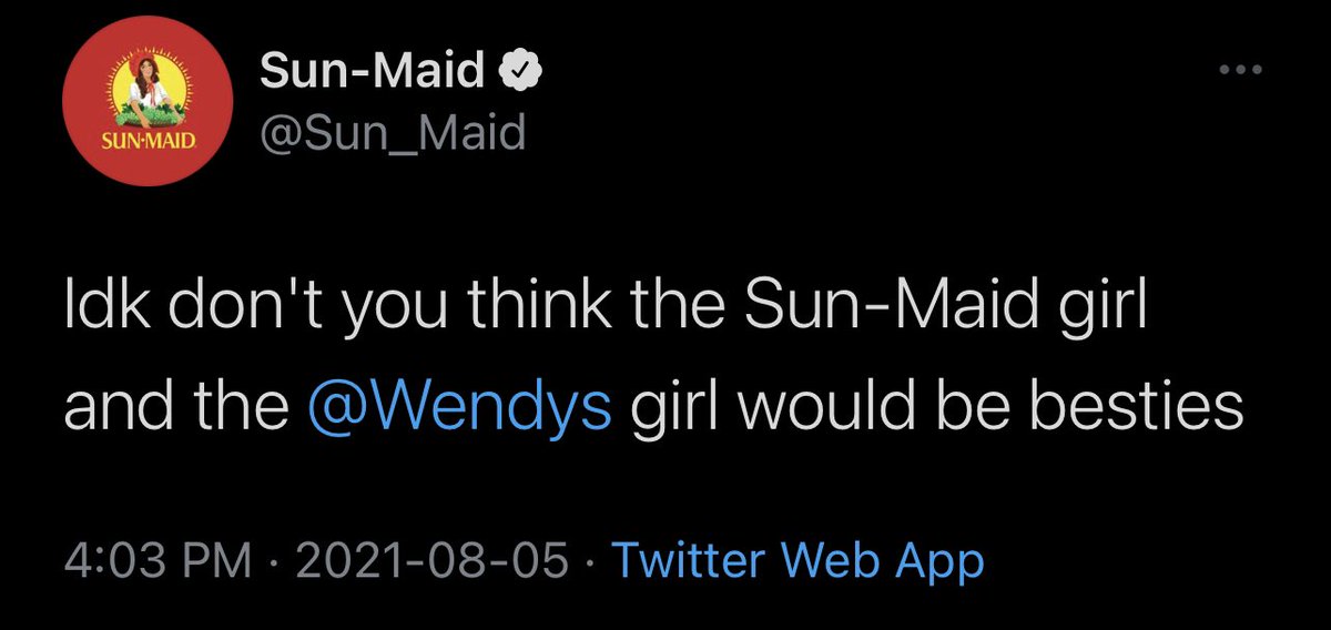 i just wanna know which intern runs sun-maid’s twitter