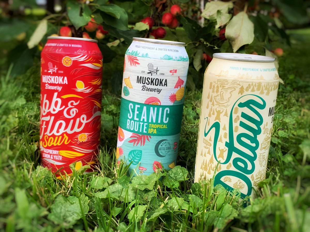 What a gorgeous day to crack one of these beauties from <a href="/MuskokaBrewery/">MuskokaBrewery</a> 🍻.