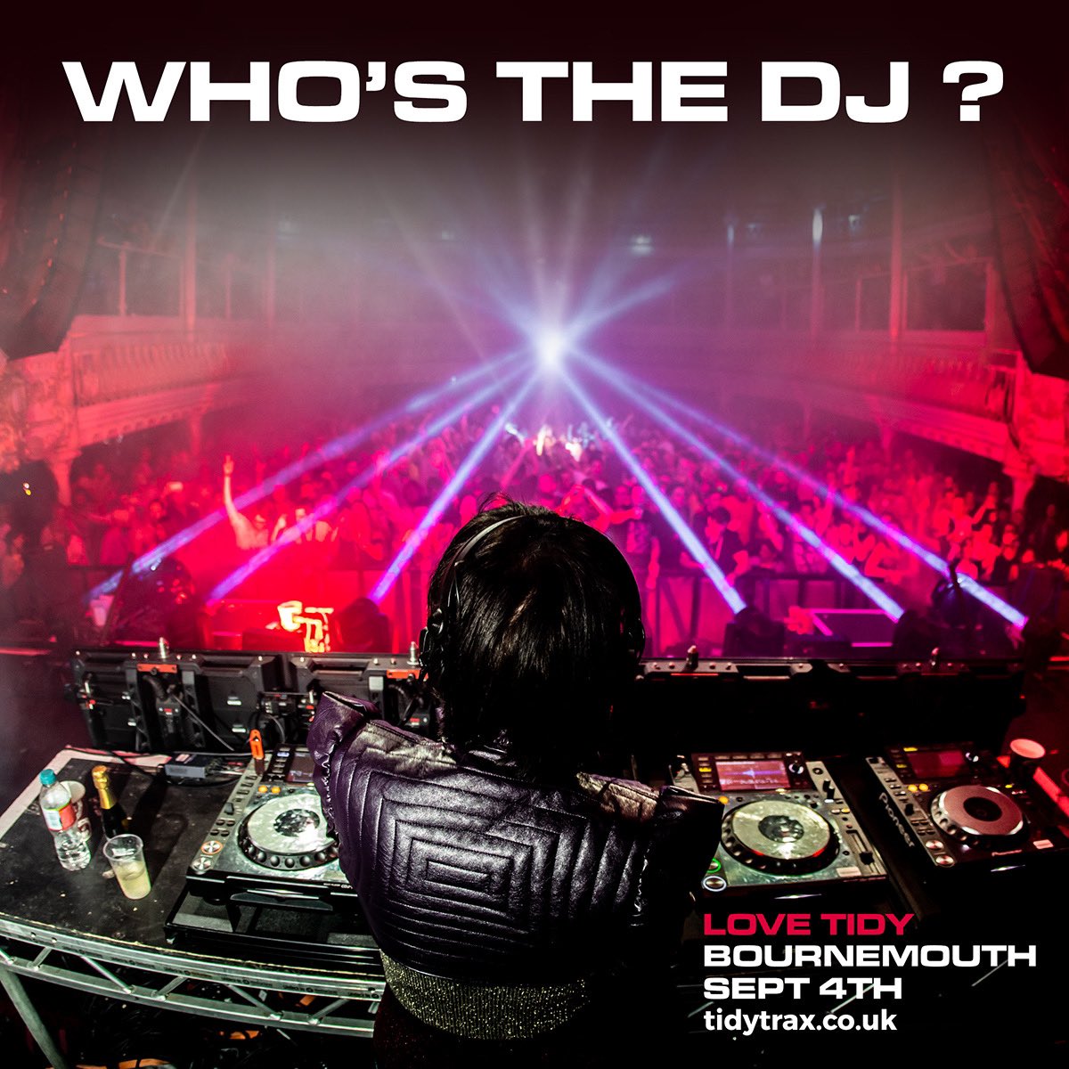 As the countdown begins to LOVE TIDY BOURNEMOUTH on 4th September, we've got x2 pairs of VIP tickets to give away to the event.  
All you have to do to win them is head to tidytrax.co.uk/win-vip-ticket… and name the DJ…… 👀