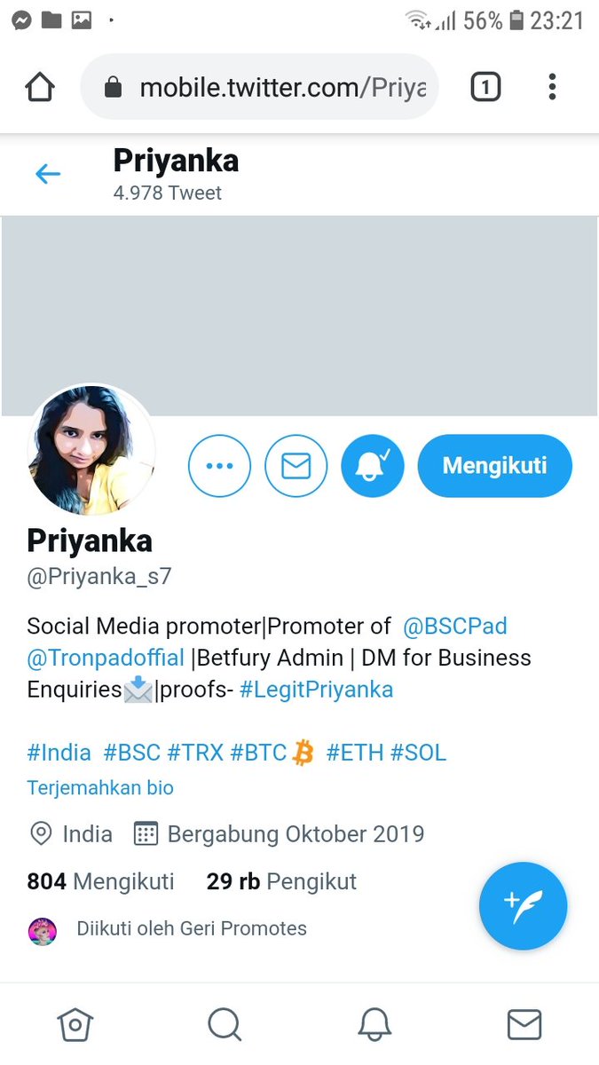 SantosToet's tweet photo. @GiveAwayHost @Priyanka_s7 Done https://t.co/dJxfffeCl9