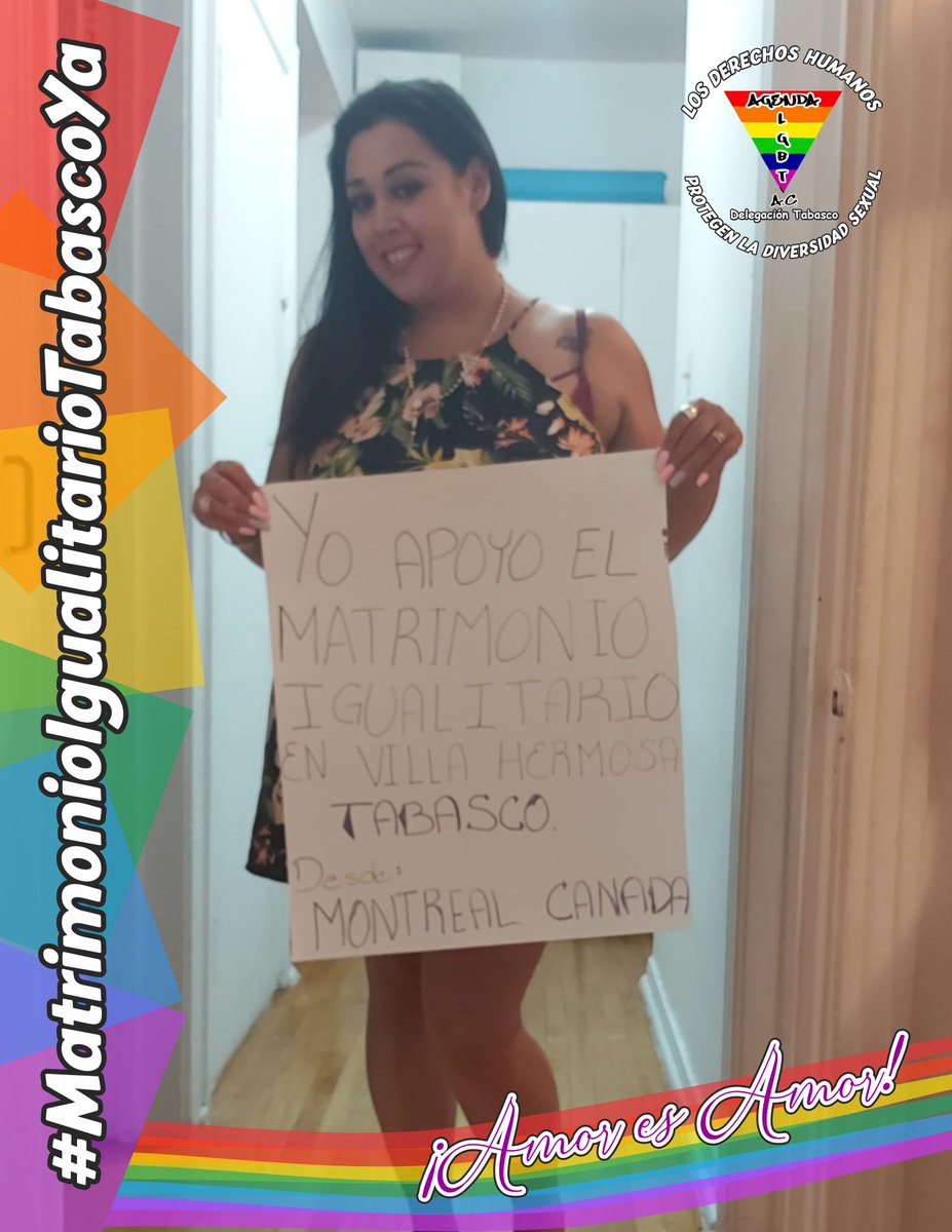 Agenda_LGBTTab's tweet photo. https://t.co/zltSM84DNE

#MatrimonioIgualitarioTabascoYa
En #Tabasco estamos listos para el reconocimiento de nuestro derecho al #MatrimonioIgualitario.

México y el mundo lo saben. 🏳️‍🌈🏳️‍🌈🏳️‍🌈 https://t.co/b7PPk6My8Y