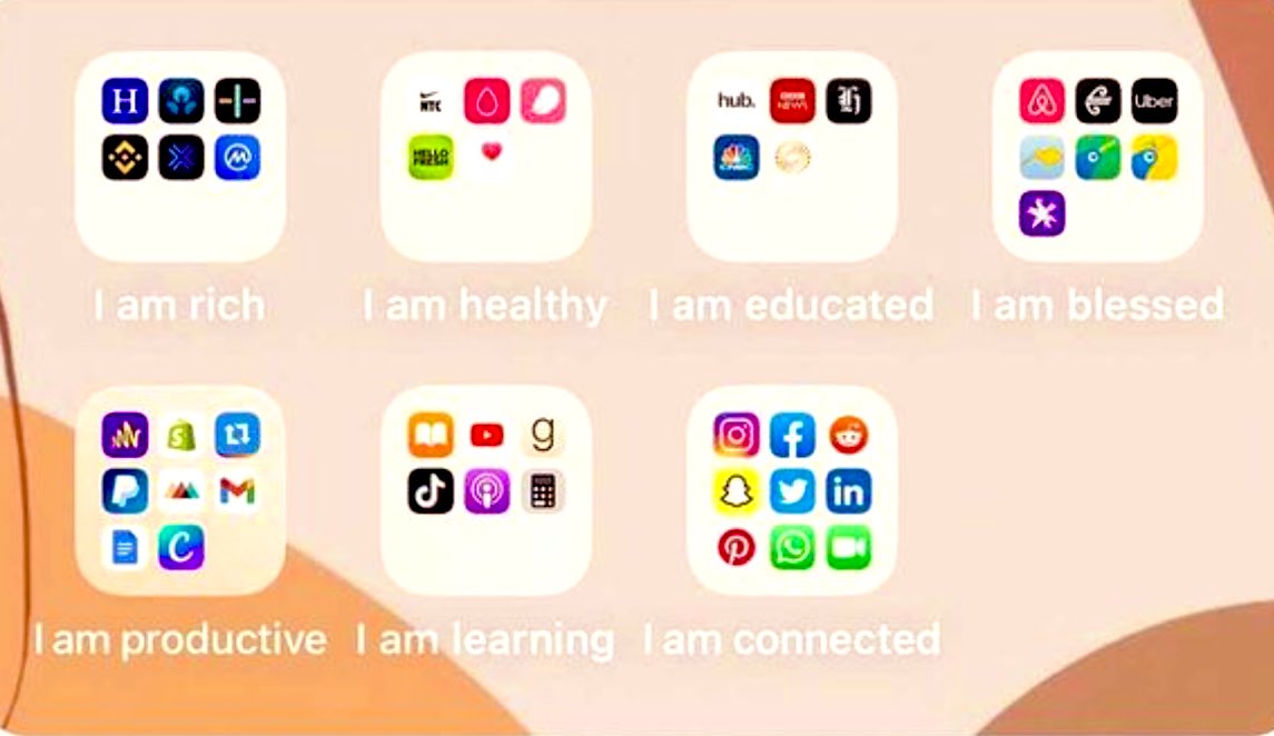 hvgoenka's tweet photo. I loved the way he has organized his apps #SomethingToLearn https://t.co/Wg2x8AKVX1