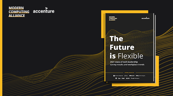 What are the keys to success for a flexible, work from anywhere #business? Find out what 300+ #IT decision-makers think in the #FutureIsFlexible report by @Accenture and the #ModernComputingAlliance: bit.ly/3Ar55qN