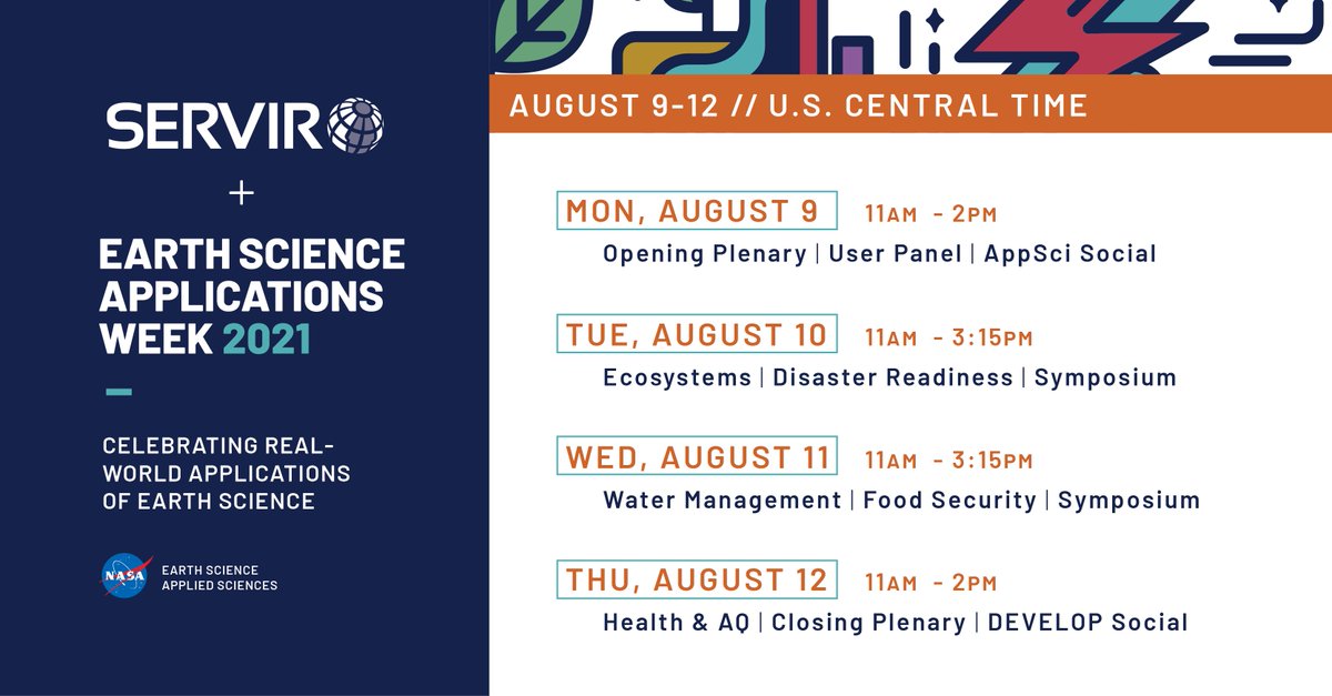 Stay tuned for highlights! <a href="/NASAARSET/">LAPSOR.COM</a>
 @NASA_DEVELOP <a href="/HarvestProgram/">Harvest</a>