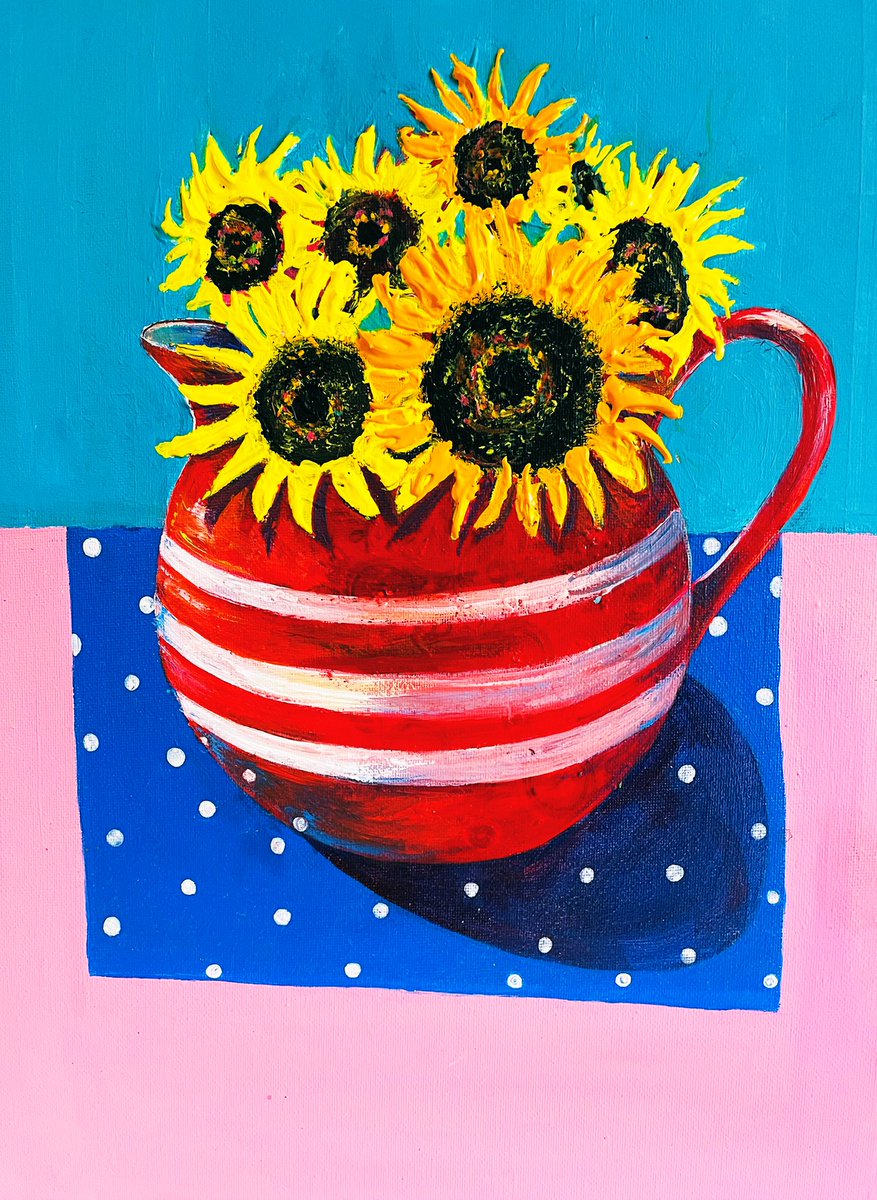 ShonaLenaghan's tweet photo. Spreading a little bit of ‘Sunshine on a Rainy Day’
#sunflowers #vangogh #artpromo #HandmadeHour #sharemonday #artshare #sharemyart #YourBizHour #womeninbizhour #craftbizhour #craftbizparty #bigartboost #bigartshout #artontwitter #ArtistOnTwitter #shonalenaghanart #madeinukhour https://t.co/DOrKOFdv0M