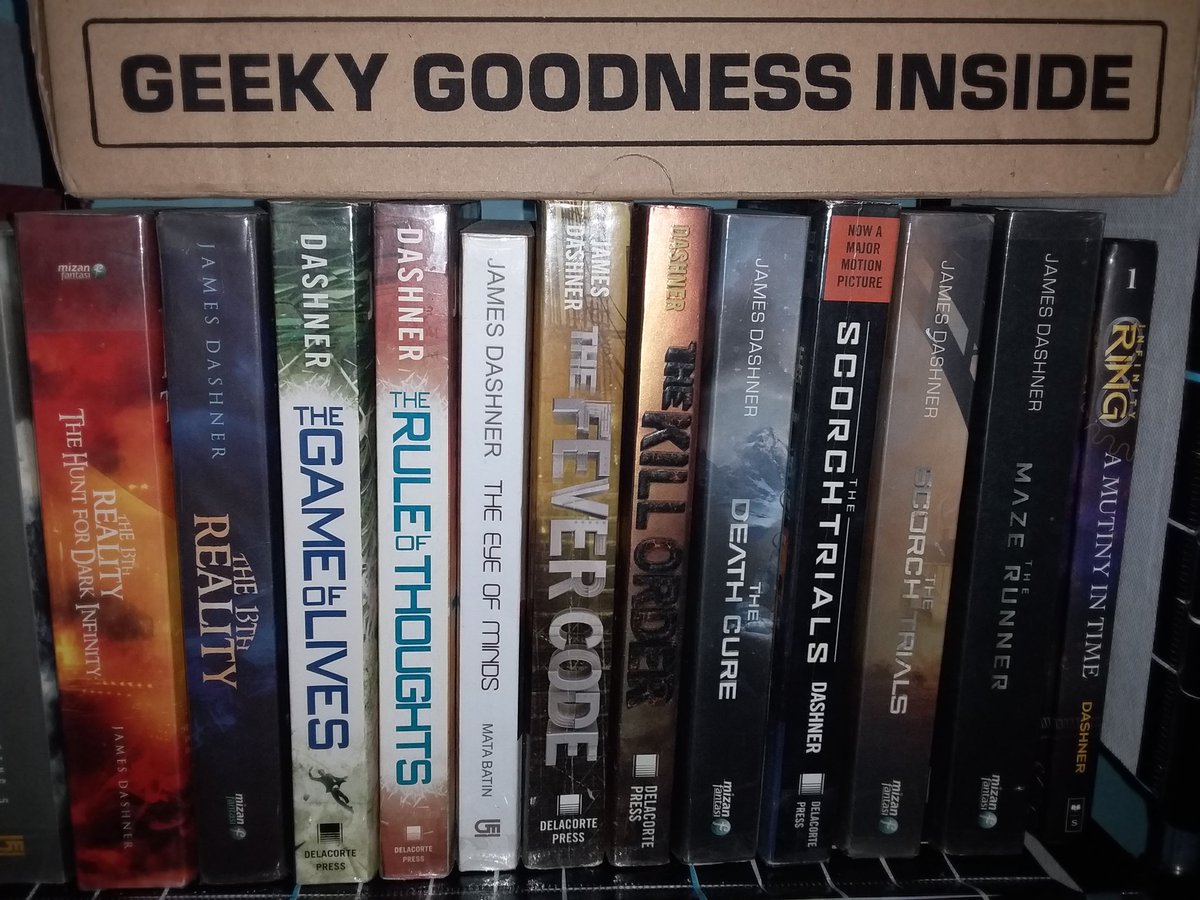 Happy #BookLoversDay! Send us your best #MazeRunner book #shelfie! We'd love to see them please! 📚

This is one of our faves from last year by <a href="/GallyorGayle/">.</a>