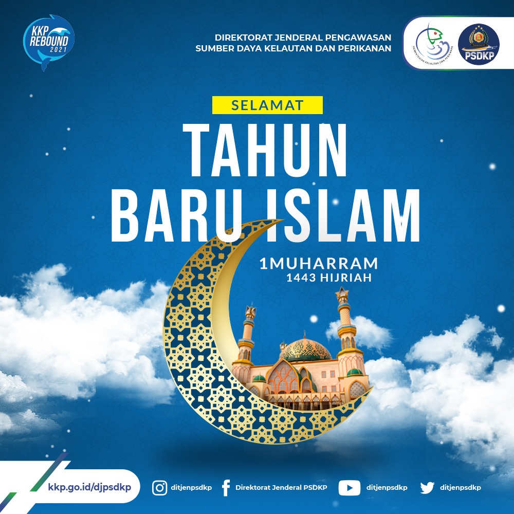 Segenap Keluarga Besar Ditjen PSDKP Mengucapkan Selamat Tahun Baru Islam 1 Muharram 1443 H.

Mari kita jadikan awal Muharram ini sebagai momentum yang baik untuk meningkatkan keimanan dan ketakwaan. Semoga tahun ini membawa keberkahan, kedamaian dan  kebahagiaan bagi kita semua