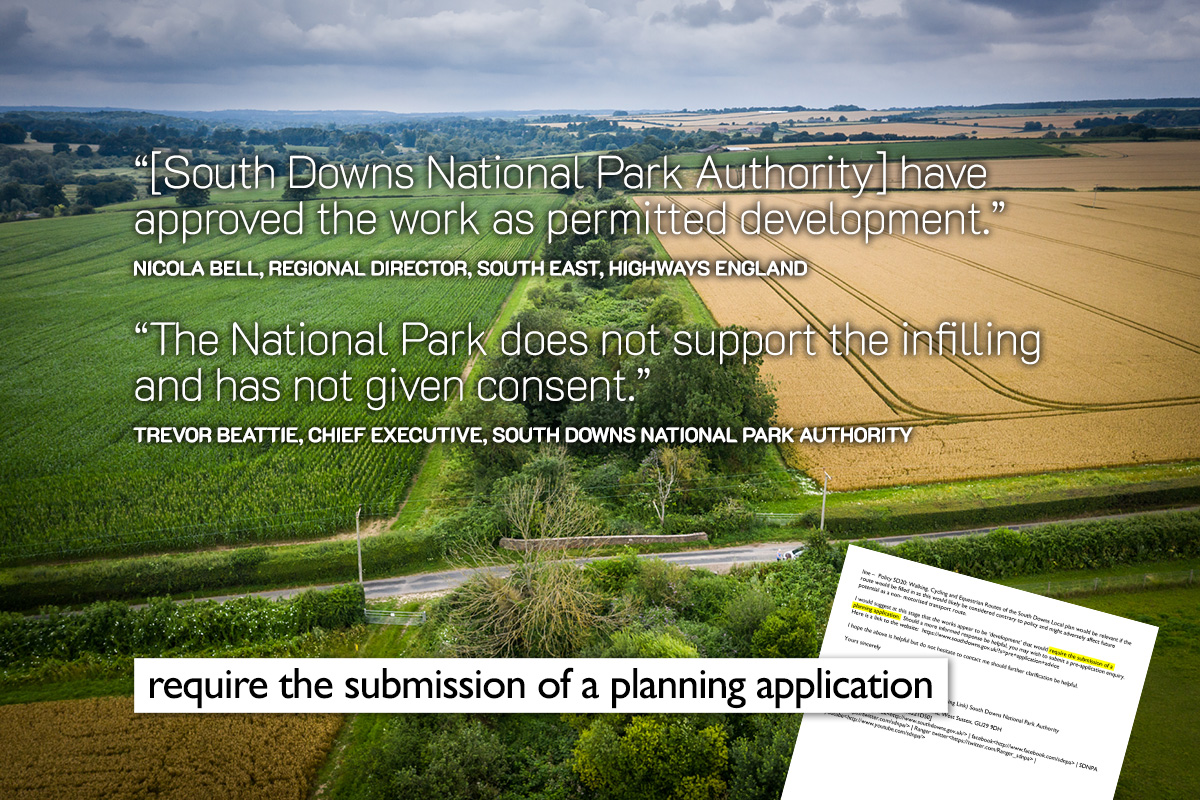 So, @HighwaysEngland asserts that the Stoke Road bridge infilling scheme has approval under Permitted Development.
@TrevorBeattie @sdnpa says the Authority has NOT given its consent.
The evidence is here...
thehregroup.org/evidence/pdf/H…
Who do we believe?