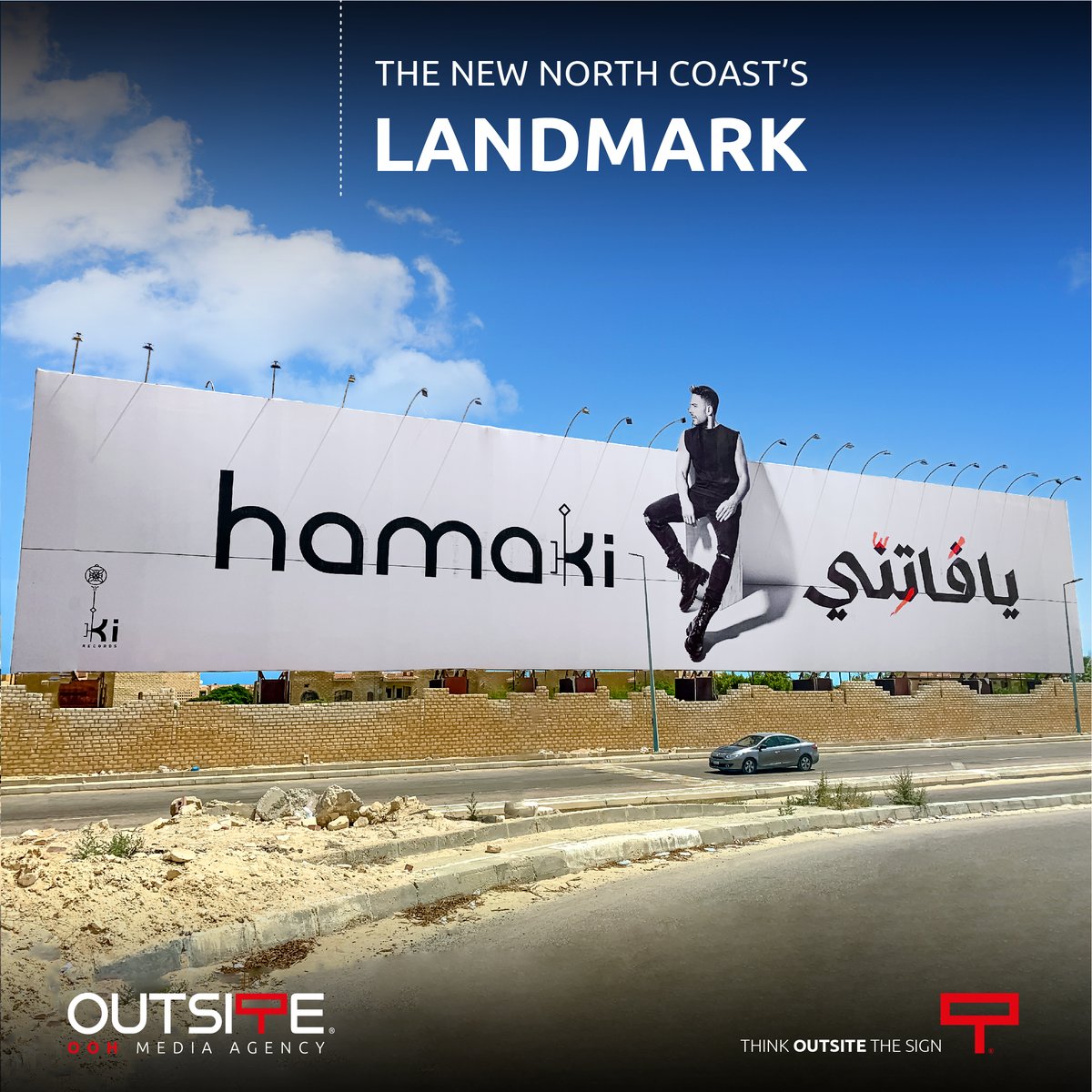 outsiteooh's tweet photo. This how we creat unique adsโฆ Hamakiโs landmark in the north coast now! New campaign for a #NewAlbum #YaFatenny by #KiRecords
#Think_Outsite_the_sign https://t.co/wvWcJkWxkh