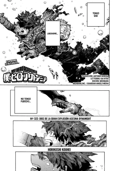 BNHA 322 en español, versión mangaplus. 