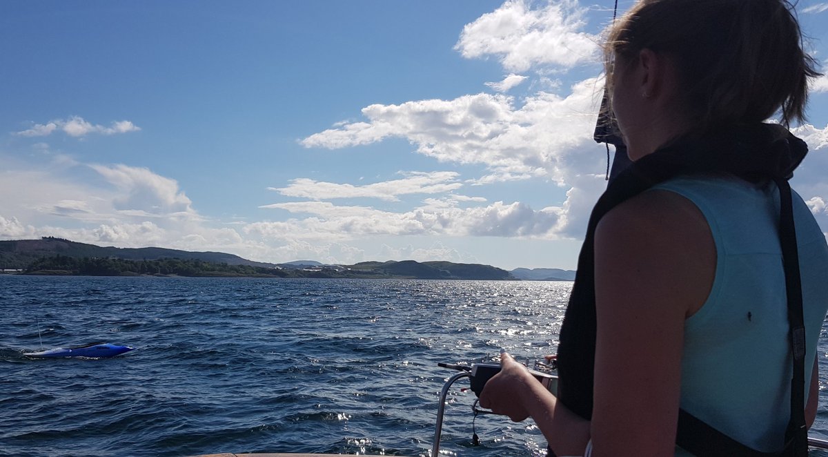 SarahECryer's tweet photo. Great first day on the #NEXUSS grand challenge at @SAMSoceannews Beautiful day to test out driving an ASV kayak! โ๏ธ https://t.co/3IElbzHVei