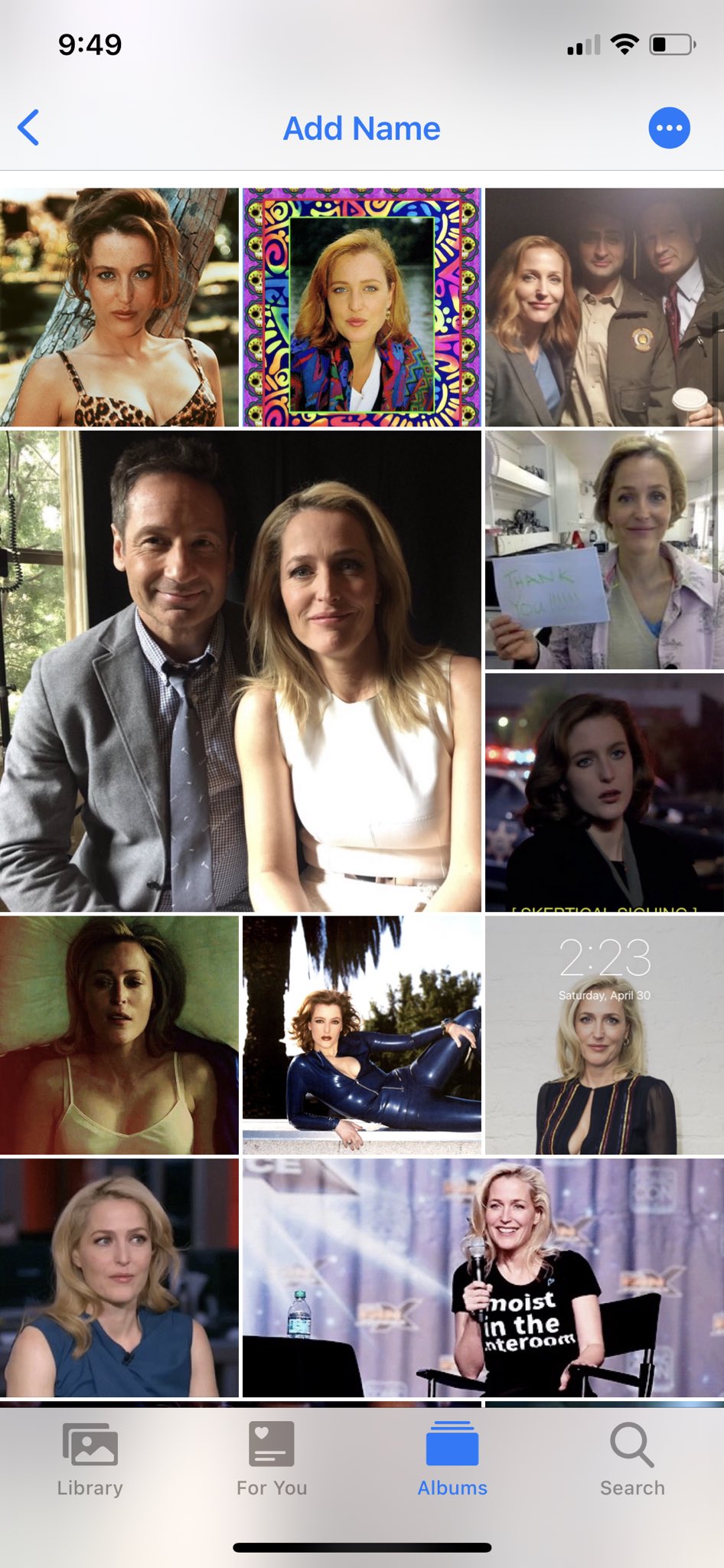 Also happy birthday to all the Gillian Anderson photos saved on my phone 