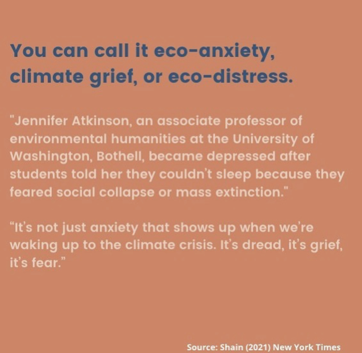 climatejournalp's tweet photo. Hi, climate anxiety is being felt more and more everyday and it’s important to discuss the the impact climate crisis has on our mental health. It can look different for everyone. Ways to cope can be journaling, meditating, or seeking medical professional help. 🌿🌎🧘‍♀️ https://t.co/jSRdG9ttaM