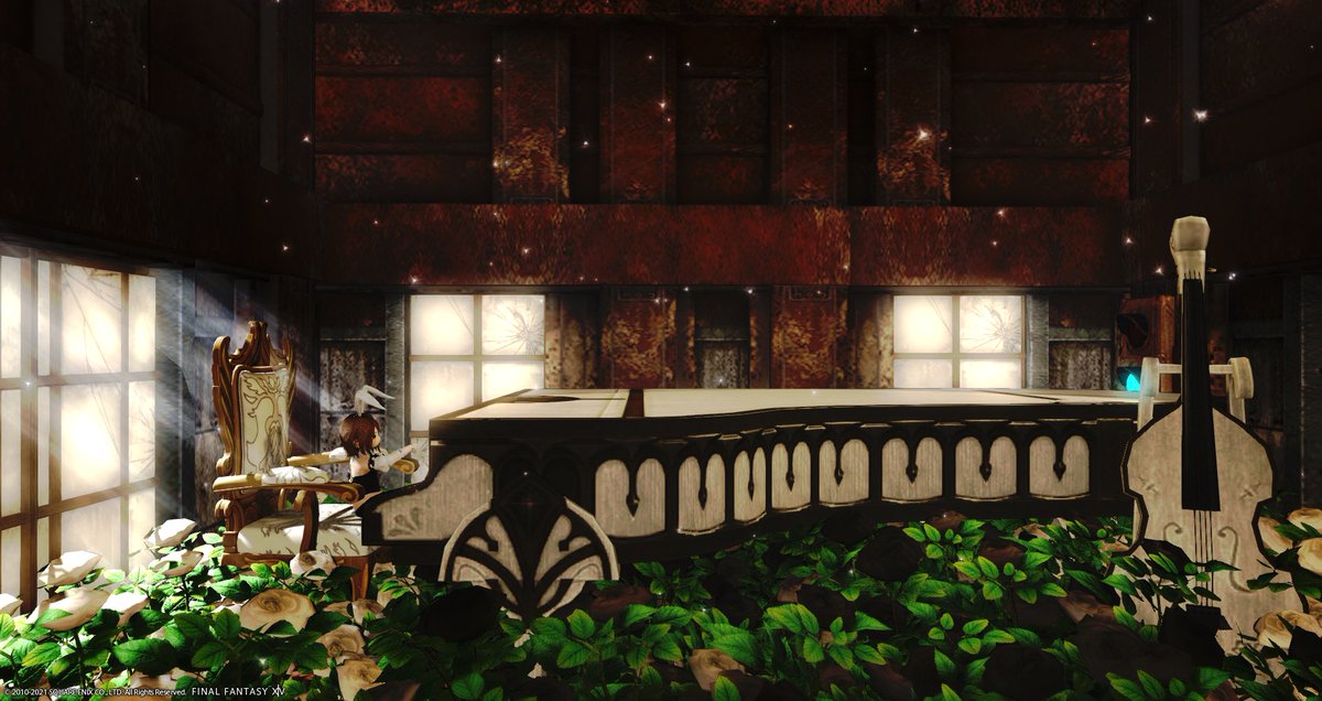 RButtercream's tweet photo. My first time visiting a GPOSE Studio in #FFXIV!! This is amazing!!

Kujata, Lavender Beds, Ward 23, Plot 20!! #Soup_Studio #Gpose https://t.co/YQacP0s9vU